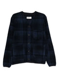 Universal Works checked cardigan