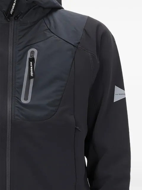 and Wander zip-up hooded jacket