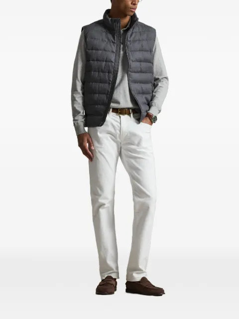 Polo Ralph Lauren woven quilted linen gilet