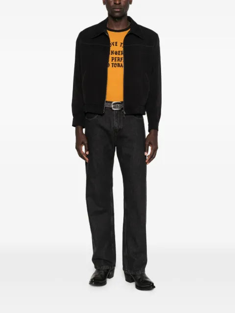 Second/Layer Herman contrast-stitch jacket