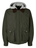 TOMBOY corduroy-collar bomber jacket