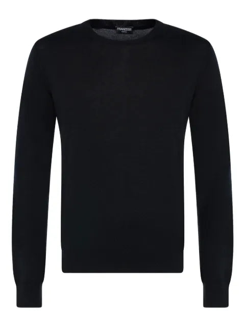 FRANZESE COLLECTION ribbed crew neck sweater