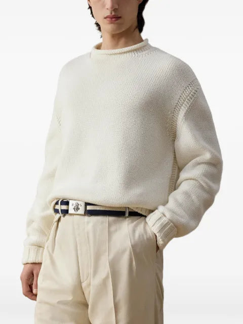 Ralph Lauren Purple Label roll-neck cotton sweater