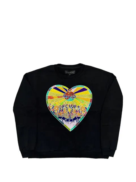 Who Decides War graphic-print sweatshirt