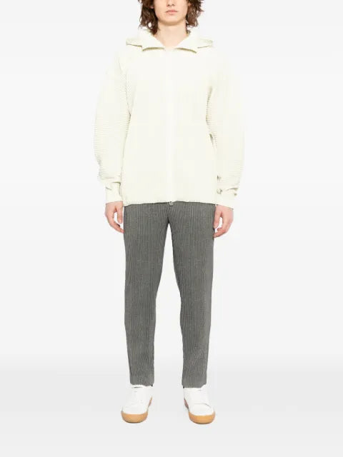 Homme Plissé Issey Miyake wickerwork pleated jacket