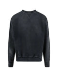 Maison Margiela faded-effect logo-embroidered sweater
