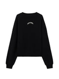 Palm Angels Back Curved Logo loose sweatshirt