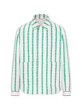Thom Browne Repp stripe Grosgrain tweed utility jacket