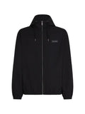 Karl Lagerfeld logo-patch hooded jacket