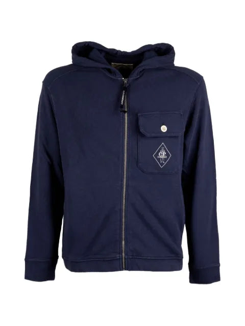 C.P. Company Malfilè fleece zip hoodie