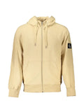 Calvin Klein logo-patch zip-up hoodie