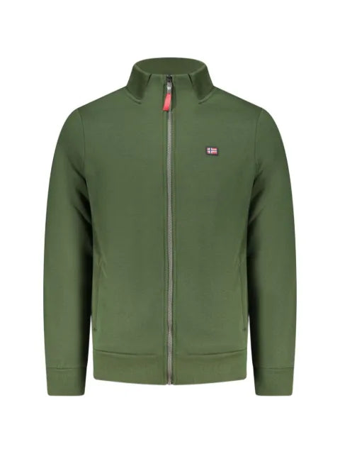 NORWAY 1963 zip-up cotton sweatshirt
