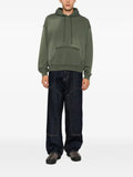 Diesel faded cotton hoodie with frayed details