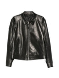TOM FORD Nappa grain leather collar blouson