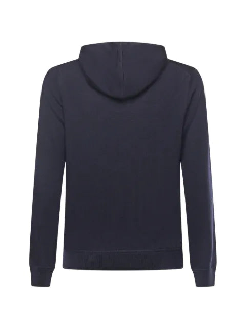 Galiano fine-knit virgin-wool hoodie