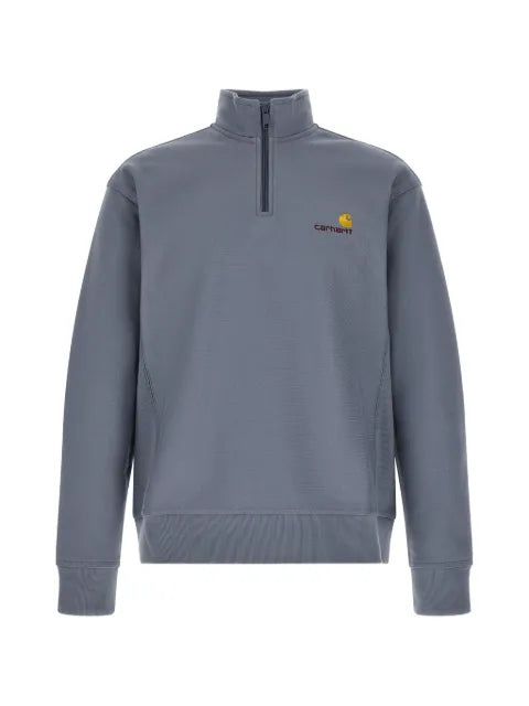 Carhartt WIP half zip American Script sweatshirt
