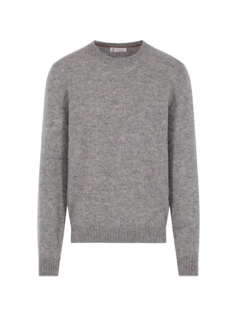 Brunello Cucinelli alpaca, cashmere and wool sweater