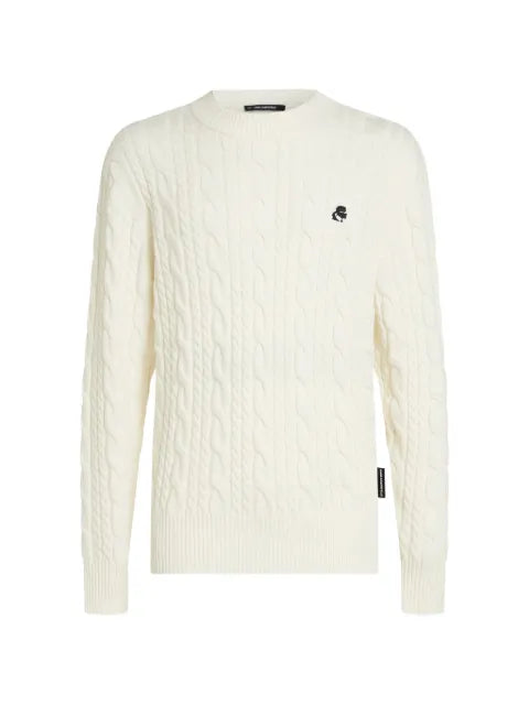 Karl Lagerfeld Kameo cable-knit sweater