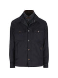 Moorer pocket button-up jacket