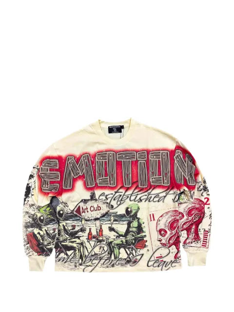 Mixed Emotion Art Club graphic-print sweatshirt