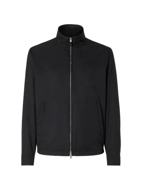 Zegna black microfiber Motorin 100cc blouson