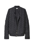 Versace wool & cashmere knit cardigan