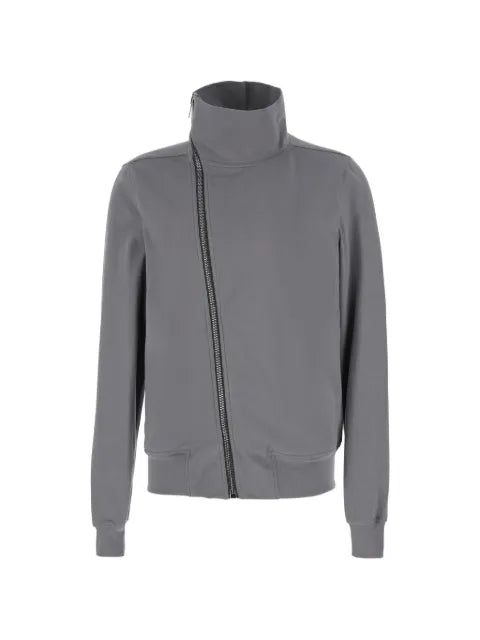 Rick Owens Tower Bauhaus asymmetric-zip high-neck sweatshirt