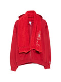 PROTOCOL INDEX Terry graphic-print zip-up sweatshirt