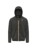 K-Way logo-print zip-up hoodie