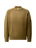 C.P. Company chenille cotton Lens crewneck sweater