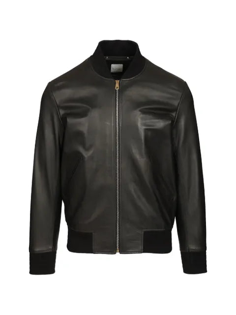 Paul Smith leather bomber jacket