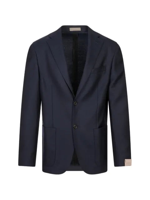 Corneliani single-breasted notch-lapel blazer