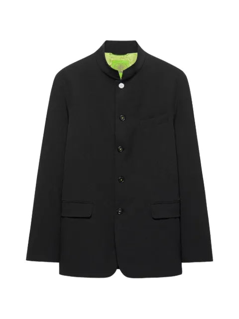 Shanghai Tang mandarin-collar single-breasted jacket