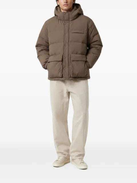 Maison Kitsuné quilted hooded jacket