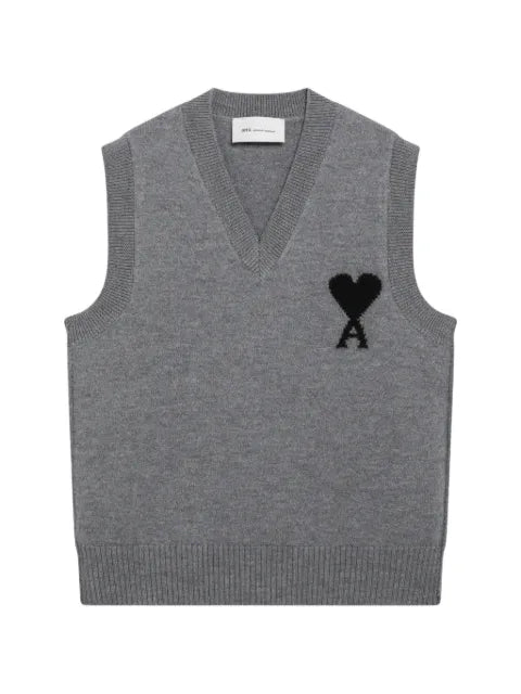 AMI Paris Ami de Coeur V-neck vest