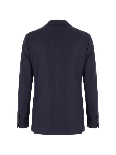 Corneliani single-breasted patch-pocket jacket