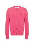 Comme Des Garçons Play heart-patch button-up cardigan