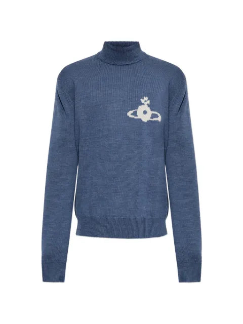 Vivienne Westwood orb-intarsia roll-neck sweater