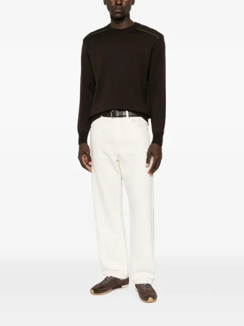 Paul & Shark contrast-panel sweater