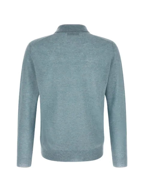 Zanone mélange-effect polo sweater