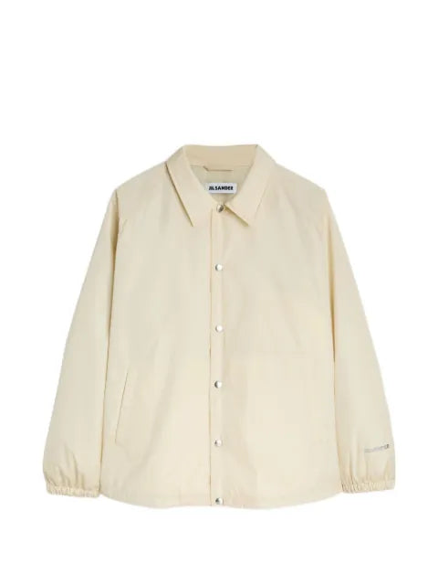 Jil Sander padded relaxed-fit recycled-polyester-taffeta jacket with Jil Sander-logo application on sleeve