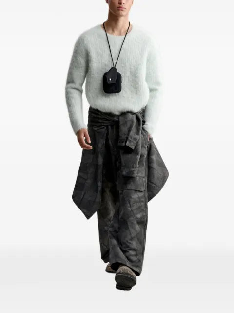 Maison Kitsuné brushed-knit sweater