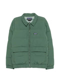 Patagonia quilted logo-patch jacket