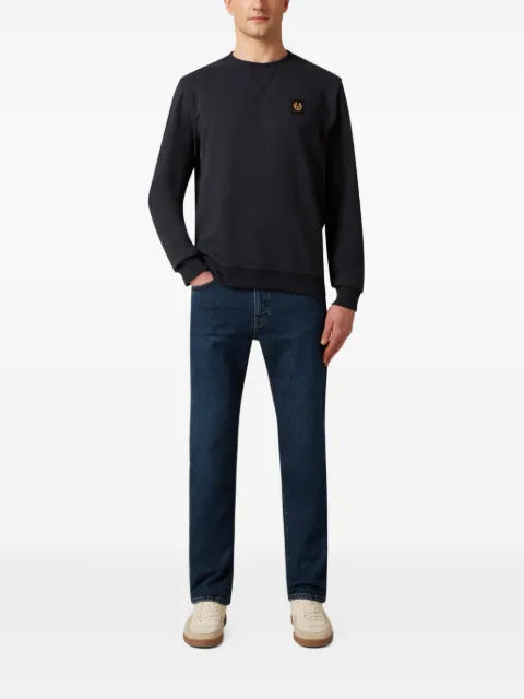 Belstaff V-stitch logo-patch sweatshirt