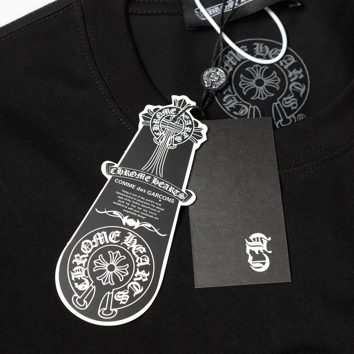 Chrome Hearts Triple Cross Logo Short Sleeve T-shirt 2237