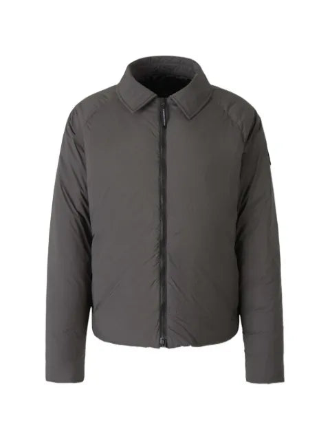 Canada Goose Lodge Track logo-patch zip-up jacket