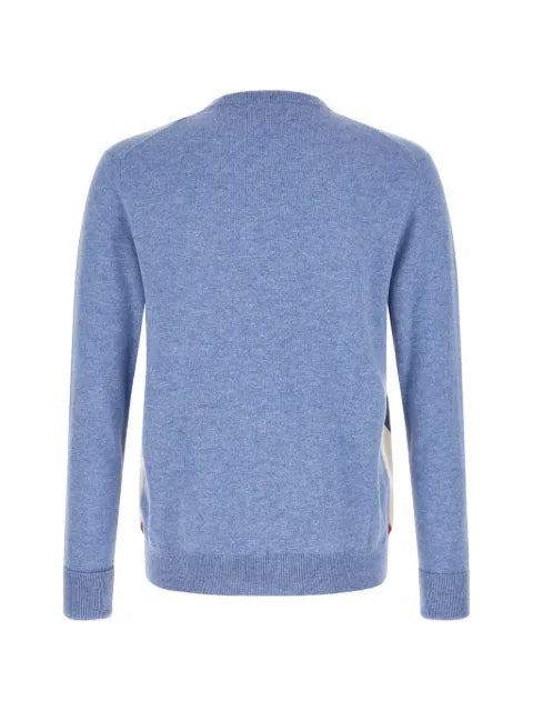 Ballantyne Diamond inlay cashmere sweater