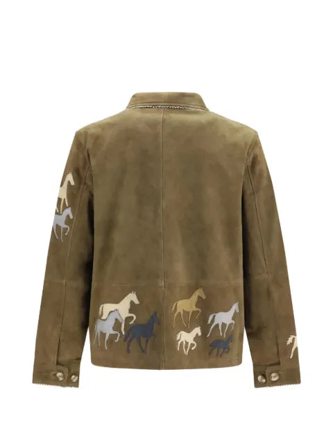 Baziszt Valero horse-patch jacket