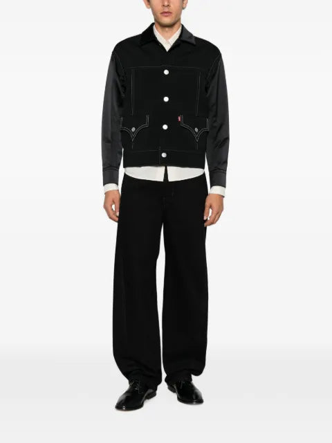 Junya Watanabe MAN x Levi's contrast-panel contrast-stitch jacket