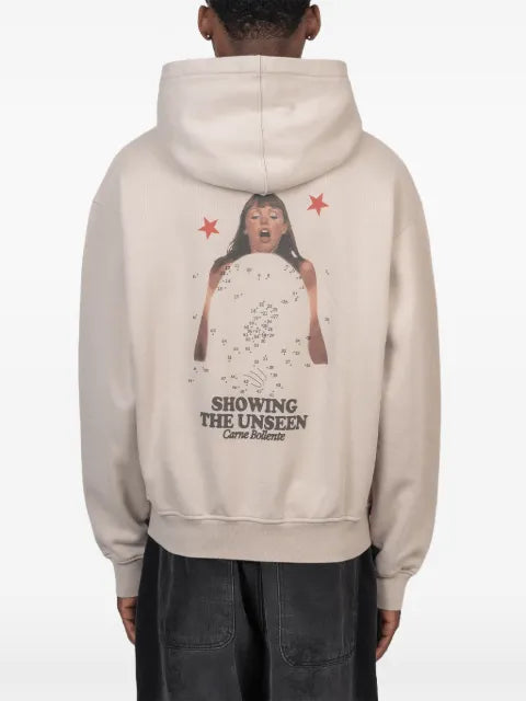 CARNE BOLLENTE Dot Connector graphic-print zip-up hoodie